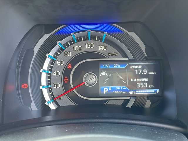 スズキ ハスラー Jスタイル Ⅱ 沖縄県 2024(令6)年 1.1万km デニムブルー ガンメタリック 2トーン 社外ナビ・Bluetooth・CD・DVD/ETC/シートヒーター/純正アルミ/レーンキープアシスト/衝突軽減システム/オートライト/リアパーキングセンサー/LEDヘッドライト/ステアリングスイッチ/電動格納ミラー