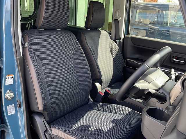 スズキ ハスラー Jスタイル Ⅱ 沖縄県 2024(令6)年 1.1万km デニムブルー ガンメタリック 2トーン 社外ナビ・Bluetooth・CD・DVD/ETC/シートヒーター/純正アルミ/レーンキープアシスト/衝突軽減システム/オートライト/リアパーキングセンサー/LEDヘッドライト/ステアリングスイッチ/電動格納ミラー