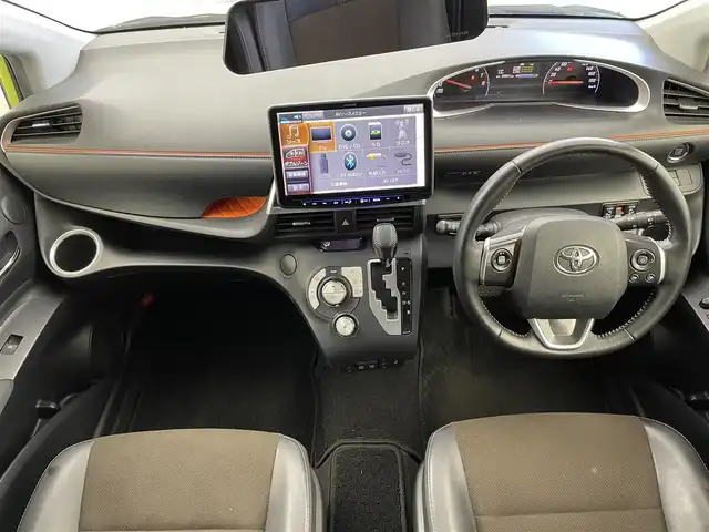 トヨタ シエンタ G クエロ 群馬県 2018(平30)年 6万km ブラックマイカ/エアーイエロー 2トーン ＡＬＰＩＮＥ１１インチナビ　パノラミックビューモニター　両側パワースライドドア　ＡＨＢ　ハーフレザー　シートヒーター　ステアリングリモコン　ステアリングヒーター　ドライブレコーダー　ＥＴＣ　禁煙車