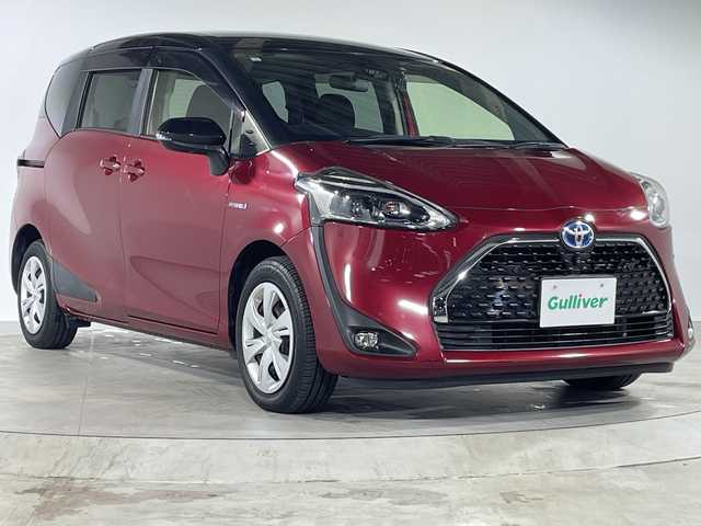 トヨタ シエンタ ハイブリッド ファンベースG 福岡県 2019(平31)年 3.8万km ブラックマイカ/センシュアルレッドマイカ 純正ナビ/両側パワスラ/クルーズコントロール/全方位カメラ/前後コーナーセンサー/社外ドラレコ/純正ETC/CD再生/シートヒーター/ステアリングヒーター/レーンキープアシスト/ウォークスルー/フルセグTV/オートライト