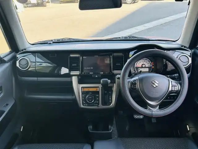 スズキ ハスラー Jスタイル Ⅱ ターボ 岡山県 2017(平29)年 11.1万km フェニックスレッドパール/ホワイト2トーンルーフ (株)IDOMが運営する【じしゃロン岡山店】の自社ローン専用車両になります。こちらは現金またはオートローンご利用時の価格です。自社ローンご希望の方は別途その旨お申付け下さい/純正9インチナビ/フルセグTV/Blurtooth/バックカメラ/HIDヘッドライト/ETC/クルーズコントロール/プッシュスタート