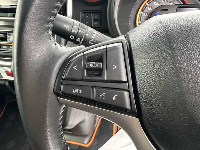 スズキ スペーシア ギア HYBRID XZ 大阪府 2020(令2)年 1.8万km オフブルーメタリック/ガンメタリック2トーンルーフ アラウンドビューモニター/純正ナビ(BT/CD/DVD/SD/USB/フルセグ)/衝突被害軽減システム/レーンキープアシスト/コーナーセンサー/アダクティブクルーズコントロール/オートライト/オートマチックハイビーム/横滑り防止装置/盗難防止装置/シートヒーター/純正アルミホイール/純正フロアマット/ドライブレコーダー/ルーフレール/アイドリングストップ/両側パワースライドドア/ETC/プッシュスタートボタン/スマートキー