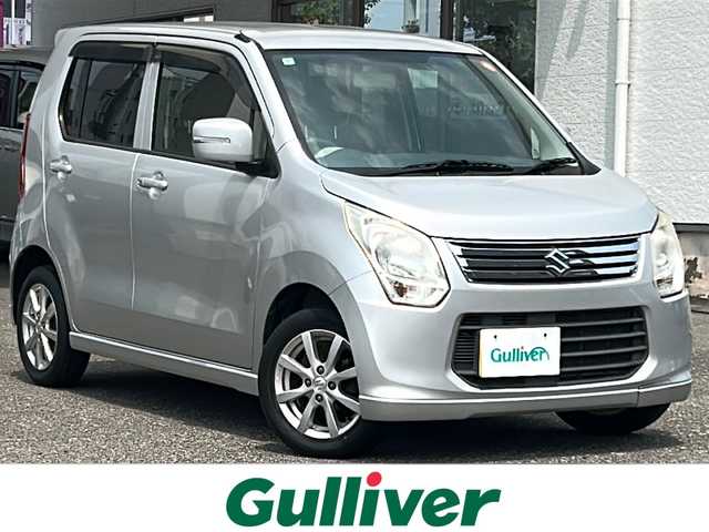 スズキ ワゴンＲ FX－LTD 岐阜県 2014(平26)年 5.4万km シルキーシルバーメタリック /ワンオーナー//KENWOODナビTV/（ワンセグTV/AM/FM/CD）//ABS//トラクションコントロール//スタビリティコントロール//アイドリングストップ//ビルトインETC//プッシュスタート//ドアバイザー//保証書//取り扱い説明書