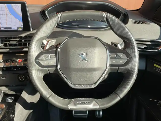 プジョー ３００８ GT ブルー HDi 愛知県 2021(令3)年 6万km 青 ファーストクラスパッケージ /黒革シート /パノラマサンルーフ /純正ナビ /フルセグTV /360度カメラ /AppleCarPlay　/シートヒーター /パワーシート /パワーバックドア /アクティブクルーズコントロール /BSM /LKA /純正18アルミホイール/スペアキー/保証書/取扱説明書