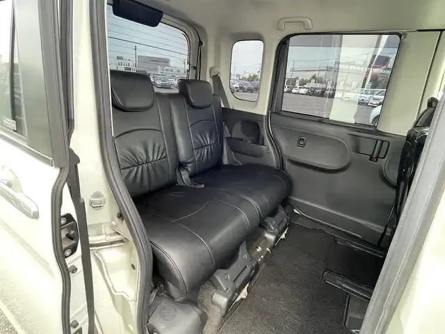 ダイハツ タント カスタム RS スマートセレ SA 道央・札幌 2014(平26)年 11.7万km パールホワイトⅢ ４WD/社外HDDナビ　/CD/DVD/BT/フルセグ/スマートアシスト/衝突被害軽減ブレーキ/横滑り防止装置/バックカメラ/ドライブレコーダー/エコアイドル/両側パワースライドドア/社外レザー調シートカバー/ステアリングリモコン/プッシュスタート/スマートキー/LEDヘッドライト/オートライト/フォグランプ/電動格納ミラー/ウィンカーミラー/純正フロアマット/ドアバイザー