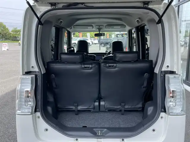ダイハツ タント カスタム RS スマートセレ SA 道央・札幌 2014(平26)年 11.7万km パールホワイトⅢ ４WD/社外HDDナビ　/CD/DVD/BT/フルセグ/スマートアシスト/衝突被害軽減ブレーキ/横滑り防止装置/バックカメラ/ドライブレコーダー/エコアイドル/両側パワースライドドア/社外レザー調シートカバー/ステアリングリモコン/プッシュスタート/スマートキー/LEDヘッドライト/オートライト/フォグランプ/電動格納ミラー/ウィンカーミラー/純正フロアマット/ドアバイザー