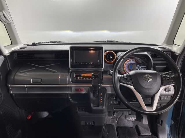 スズキ スペーシア ギア HYBRID XZ 福岡県 2021(令3)年 3万km デニムブルー ガンメタリック 2トーン 両側パワースライドドア/シートヒーター（D/N）/スマートキー/プッシュスタートエンジン/LEDヘッドライト/オートライト/レーダークルーズコントロール/ステアリングスイッチ/ETC/ドライブレコーダー/コーナーセンサー/ベンチシート