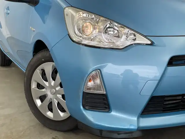 トヨタ アクア S 新潟県 2014(平26)年 2.3万km クールソーダメタリック ワンオーナー/純正メモリナビ【NSCP-W64】/　ワルセグTV/Bluetooth/CD/DVD/ドライブレコーダー/バックモニター/ETC/横滑り防止装置/ステアリングスイッチ/禁煙車