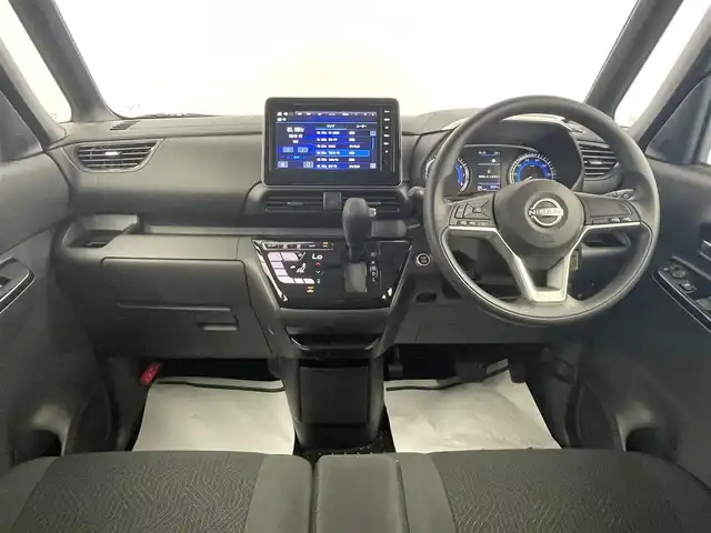 日産 ルークス ハイウェイスター X 群馬県 2025(令7)年 0.3万km オーシャンブルーP エマージェンシーブレーキ/片側パワースライドドア/純正9インチナビ（フルセグ/BT）/アラウンドビューモニター/LEDヘッドライト