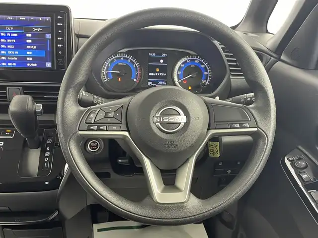 日産 ルークス ハイウェイスター X 群馬県 2025(令7)年 0.3万km オーシャンブルーP エマージェンシーブレーキ/片側パワースライドドア/純正9インチナビ（フルセグ/BT）/アラウンドビューモニター/LEDヘッドライト