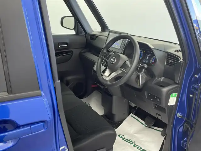 日産 ルークス ハイウェイスター X 群馬県 2025(令7)年 0.3万km オーシャンブルーP エマージェンシーブレーキ/片側パワースライドドア/純正9インチナビ（フルセグ/BT）/アラウンドビューモニター/LEDヘッドライト