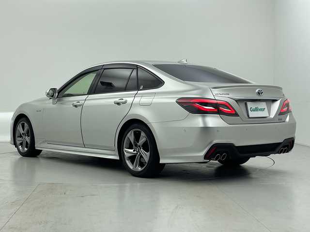 トヨタ クラウン ハイブリッド RS アドバンス 愛知県 2018(平30)年 5.3万km プレシャスシルバー 純正ナビ/・Bluetooth/・CD/DVD/・フルセグテレビ/全方位モニター/シートヒーター/ベンチレーション/ステアリングヒーター/衝突軽減ブレーキ/レーンキープアシスト/ブラインドスポットモニター/レーダークルーズコントロール/パワーシート/シートメモリー/レザーシート/ビルトインETC