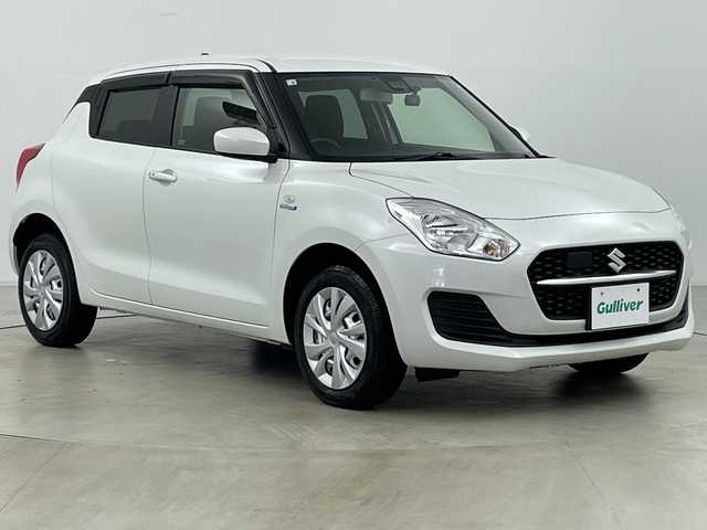スズキ スイフト HYBRID MG 道央・札幌 2020(令2)年 5.8万km ピュアホワイトP ・4WD/・社外ナビ&BT/・バックカメラ/・スズキセーフティサポート/・アダプティブクルーズコントロール/・コーナーセンサー/・横滑り防止装置/・アイドリングストップ/・社外前後ドライブレコーダー/・ETC/・前席シートヒーター/・電動格納ミラー/・ドアミラーヒーター/・スマートキー/・スペアキー/・保証書/・取扱説明書
