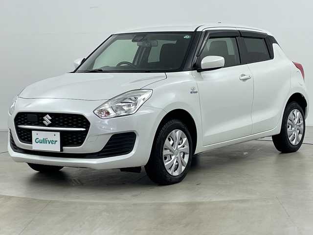 スズキ スイフト HYBRID MG 道央・札幌 2020(令2)年 5.8万km ピュアホワイトP ・4WD/・社外ナビ&BT/・バックカメラ/・スズキセーフティサポート/・アダプティブクルーズコントロール/・コーナーセンサー/・横滑り防止装置/・アイドリングストップ/・社外前後ドライブレコーダー/・ETC/・前席シートヒーター/・電動格納ミラー/・ドアミラーヒーター/・スマートキー/・スペアキー/・保証書/・取扱説明書
