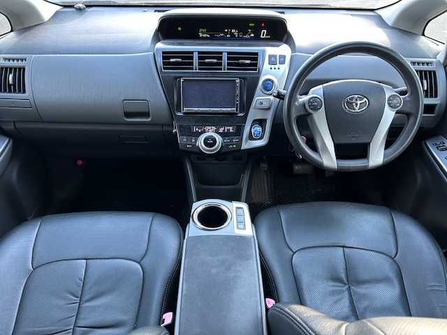 トヨタ プリウス α S Lセレクション 宮城県 2011(平23)年 16.5万km ブラック 社外ナビ/・CD/DVD//・バックカメラ/・ETC/プッシュスタート/スマートキー/アイドリングストップ/純正フロアマット/社外アルミホイール