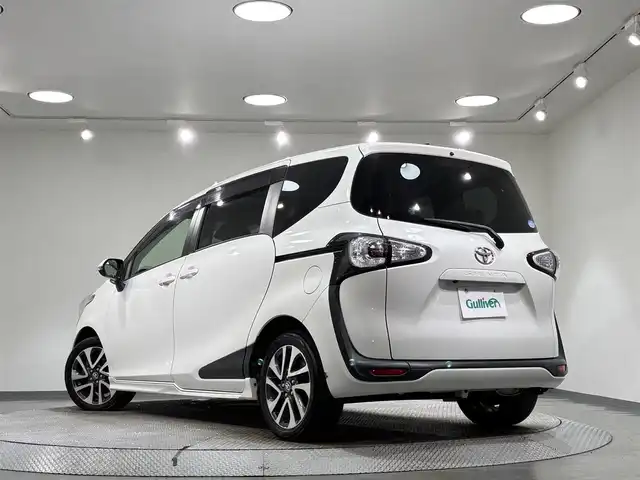 トヨタ シエンタ G 愛知県 2017(平29)年 6.3万km ホワイトパールクリスタルシャイン 純正ナビ(NSCP-W64)　/(AM/FM/CD/SD/地デジ/Bluetooth/AUX)/ＴＲＤエアロ　/トヨタセーフティセンス　/　　-衝突軽減ブレーキ　/　　-オートマチックハイビーム/　　-レーンディパーチャーアラート/両側パワースライドドア　/ＥＴＣ　/バックカメラ　/ドライブレコーダー　/純正フロアマット　/アクセサリーソケット　/アイドリングストップ/ISOFIX/純正16インチAW/プッシュスタート/　　-スマートキー