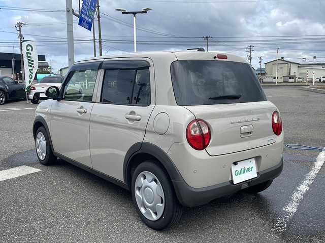 スズキ ラパン L 新潟県 2022(令4)年 0.8万km フォーンベージュM 衝突軽減/バックカメラ/コーナーセンサー/社外ナビ/（DVD/Bluetooth）/シートヒーター/フロアマット/冬タイヤ積載/ドアバイザー