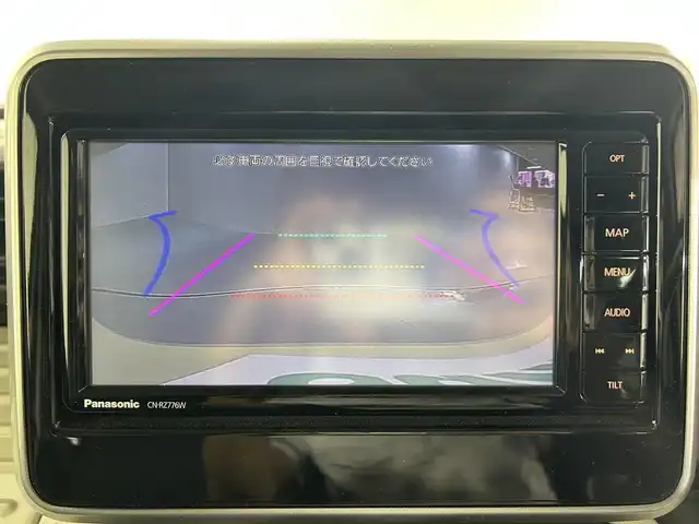 スズキ スペーシア HYBRID X 佐賀県 2022(令4)年 2.5万km シフォンアイボリーM 純正7型ナビ/（ＡＭ/ＦＭ/CD/DVD/Bluetooth/フルセグTV）/バックカメラ/両側パワースライドドア/前後ドライブレコーダー/衝突被害軽減システム/車線逸脱警報/コーナーセンサー/シートヒーター/LEDヘッドライト/オートエアコン/盗難防止装置/横滑り防止装置/オートライト/オートマチックハイビーム/スマートキー/プッシュスタート/純正フロアマット/ステアリングスイッチ/電動格納ミラー/後席サンシェード/ISOFIX対応シート