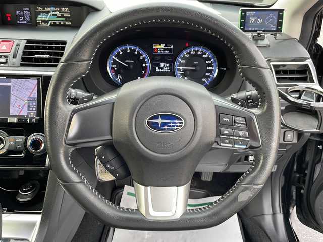 スバル レヴォーグ 1．6GT アイサイト Sスタイル 道北・旭川 2015(平27)年 6.2万km クリスタルブラックシリカ ・4WD/・STiスポイラー/・アイサイトVer3/・純正メモリナビ/ CD/DVD/SD/MSV/USB/BT/フルセグ/・バックカメラ/・プリクラッシュ/・レーンキープ /・レーダークルーズコントロール/・誤発進抑制/・パドルシフト/・運転席電動シート/・オートライト/・LEDヘッドライト/・フォグライト/・電子パーキング/・純正フロアマット/・ETC