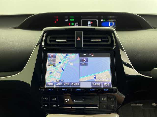 トヨタ プリウス Sセーフティプラス 鹿児島県 2017(平29)年 14.6万km アティチュードブラックマイカ TEIN車高調/純正型ナビ/（フルセグＴＶ/Bluetooth)/HDMI/シートヒーター/バックカメラ/ヘッドアップディスプレイ/ＥＴＣ/セーフティセンス/シートカバー/衝突軽減/レーダークルーズコントロール/ＬＥＤヘッドライト/社外19インチアルミホイール/オートライト/フォグランプ/保証書/取扱説明書