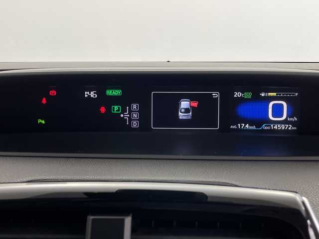 トヨタ プリウス Sセーフティプラス 鹿児島県 2017(平29)年 14.6万km アティチュードブラックマイカ TEIN車高調/純正型ナビ/（フルセグＴＶ/Bluetooth)/HDMI/シートヒーター/バックカメラ/ヘッドアップディスプレイ/ＥＴＣ/セーフティセンス/シートカバー/衝突軽減/レーダークルーズコントロール/ＬＥＤヘッドライト/社外19インチアルミホイール/オートライト/フォグランプ/保証書/取扱説明書