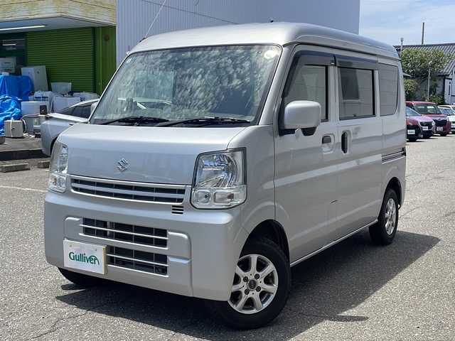 スズキ エブリイ ジョイン 福井県 2017(平29)年 5.9万km シルキーシルバーメタリック 登録時58776km/4WD/ETC/キーレスキー/パワーステアリング/パワーウィンドウ/社外１２インチアルミホイール/保証書/取扱説明書