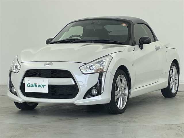 ダイハツ コペン ローブ 群馬県 2014(平26)年 3.2万km パールホワイトⅢ carrozzeria7インチナビ/・AM/FM/CD/DVD/SD/Bluetooth/フルセグTV/バックカメラ/シートヒーター/オートエアコン/プッシュスタート/スマートキー/電動オープン/ステアリングスイッチ/電動ミラー/アイドリングストップ/横滑り防止装置/純正フロアマット/ETC/純正16インチアルミホイール