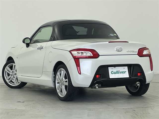 ダイハツ コペン ローブ 群馬県 2014(平26)年 3.2万km パールホワイトⅢ carrozzeria7インチナビ/・AM/FM/CD/DVD/SD/Bluetooth/フルセグTV/バックカメラ/シートヒーター/オートエアコン/プッシュスタート/スマートキー/電動オープン/ステアリングスイッチ/電動ミラー/アイドリングストップ/横滑り防止装置/純正フロアマット/ETC/純正16インチアルミホイール