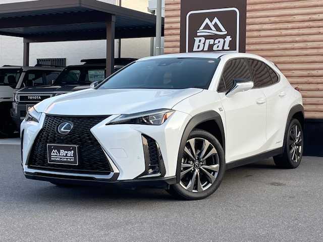 レクサス ＵＸ 250h Fスポーツ 愛知県 2019(平31)年 6.2万km ホワイトノーヴァガラスフレーク 純正ナビ/フルセグTV/アラウンドビューモニター/革シート/パワーシート /サンルーフ/シートヒーター/パワーバックドア /クルーズコントロール/ETC2.0