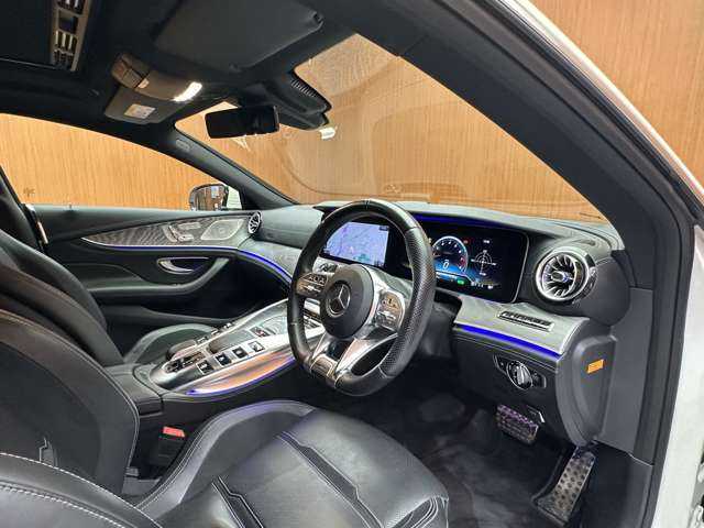 メルセデスＡＭＧ ＡＭＧ ＧＴ 43 4マチック+ 千葉県 2019(令1)年 3.3万km ダイヤモンドホワイト エクスクルーシブパッケージ　/ガラスSR　/Burmesterサウンド　/半革シート　/HUD　/ACC　/ナビ　/TV　/360°シートH　/ベンチレーション　/電動リアゲート　/マルチビームLEDライト　/レーダーセーフティパッケージ　/1オーナー　/ETC