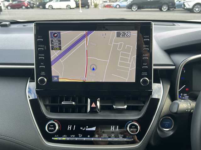 トヨタ カローラ クロス ハイブリッド Z 千葉県 2023(令5)年 1.5万km プラチナホワイトパールマイカ ワンオーナー/純正HDDナビ/フルセグテレビ/Bluetooth/バックカメラ/クルーズコントロール/ビルトインETC/ドラレコ前後/パワーシート（D席）/シートヒーター（前列）/ハーフレザーシート/パワーバックドア/プリクラッシュセーフティシステム/レーダークルーズコントロール/ブラインドスポットモニター/リヤクロストラフィックアラート/パーキングサポートブレーキ/ロードサインアシスト/スペアキー×１/スマートキー/純正アルミホイール/保証書・取扱説明書