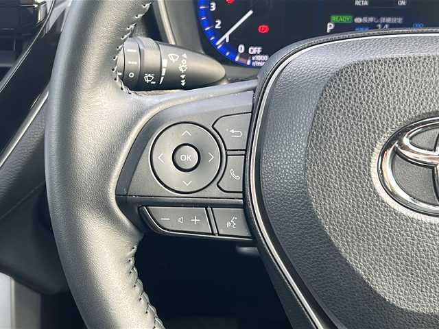 トヨタ カローラ クロス ハイブリッド Z 千葉県 2023(令5)年 1.5万km プラチナホワイトパールマイカ ワンオーナー/純正HDDナビ/フルセグテレビ/Bluetooth/バックカメラ/クルーズコントロール/ビルトインETC/ドラレコ前後/パワーシート（D席）/シートヒーター（前列）/ハーフレザーシート/パワーバックドア/プリクラッシュセーフティシステム/レーダークルーズコントロール/ブラインドスポットモニター/リヤクロストラフィックアラート/パーキングサポートブレーキ/ロードサインアシスト/スペアキー×１/スマートキー/純正アルミホイール/保証書・取扱説明書