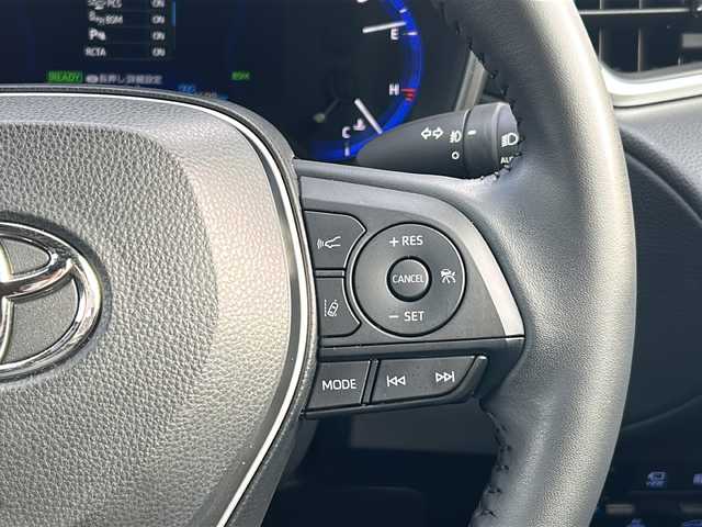 トヨタ カローラ クロス ハイブリッド Z 千葉県 2023(令5)年 1.5万km プラチナホワイトパールマイカ ワンオーナー/純正HDDナビ/フルセグテレビ/Bluetooth/バックカメラ/クルーズコントロール/ビルトインETC/ドラレコ前後/パワーシート（D席）/シートヒーター（前列）/ハーフレザーシート/パワーバックドア/プリクラッシュセーフティシステム/レーダークルーズコントロール/ブラインドスポットモニター/リヤクロストラフィックアラート/パーキングサポートブレーキ/ロードサインアシスト/スペアキー×１/スマートキー/純正アルミホイール/保証書・取扱説明書