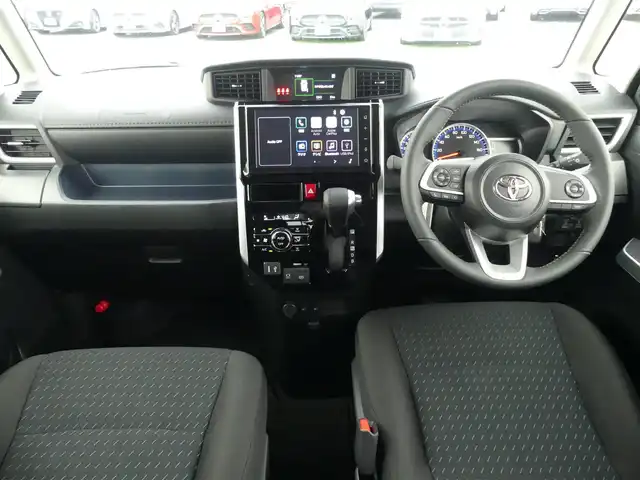 トヨタ ルーミー カスタムG－T 千葉県 2025(令7)年 0.1千km パールホワイトⅢ スマートアシストIII/レーダークルーズコントロール/エコアイドル/両側パワースライドドア/ディスプレイオーディオ/純正地デジTV/【Apple CarPlay　Android Auto対応】/【Bluetooth接続】/パノラマモニター/革巻きステアリング/ステアリングスイッチ/LEDヘッドライト/フォグライト/ウインカーミラー/コーナーセンサー/純正15インチアルミホイル/キーフリーシステム