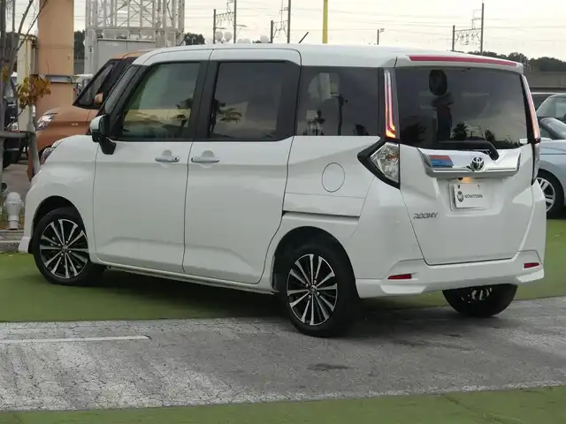 トヨタ ルーミー カスタムG－T 千葉県 2025(令7)年 0.1千km パールホワイトⅢ スマートアシストIII/レーダークルーズコントロール/エコアイドル/両側パワースライドドア/ディスプレイオーディオ/純正地デジTV/【Apple CarPlay　Android Auto対応】/【Bluetooth接続】/パノラマモニター/革巻きステアリング/ステアリングスイッチ/LEDヘッドライト/フォグライト/ウインカーミラー/コーナーセンサー/純正15インチアルミホイル/キーフリーシステム