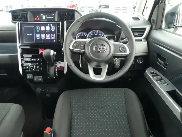 トヨタ ルーミー カスタムG－T 千葉県 2025(令7)年 0.1千km パールホワイトⅢ スマートアシストIII/レーダークルーズコントロール/エコアイドル/両側パワースライドドア/ディスプレイオーディオ/純正地デジTV/【Apple CarPlay　Android Auto対応】/【Bluetooth接続】/パノラマモニター/革巻きステアリング/ステアリングスイッチ/LEDヘッドライト/フォグライト/ウインカーミラー/コーナーセンサー/純正15インチアルミホイル/キーフリーシステム