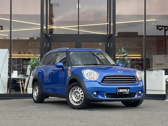 ＭＩＮＩ ミニ クロスオーバー ワン 福岡県 2013(平25)年 9.5万km トゥルーブルーM 1オーナー/純正オーディオ/CD.AUX/ルーフレール/電動格納ミラー/保証書/取説/スペアキー