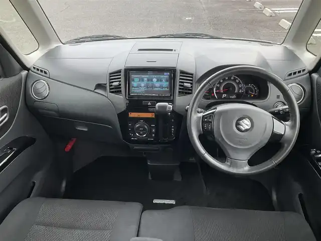 スズキ パレット ＳＷ XS 滋賀県 2009(平21)年 4.4万km パールホワイト ワンオーナー/パナソニックHDDナビ/　ワンセグテレビ　Bluetooth対応/　DVD再生機能/バックカメラ/プッシュスタート/片側パワースライドドア/HIDヘッドライト/純正15インチアルミホイール/ETC/保証書/取扱説明書
