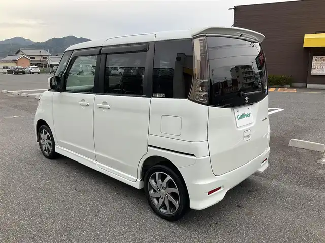 スズキ パレット ＳＷ XS 滋賀県 2009(平21)年 4.4万km パールホワイト ワンオーナー/パナソニックHDDナビ/　ワンセグテレビ　Bluetooth対応/　DVD再生機能/バックカメラ/プッシュスタート/片側パワースライドドア/HIDヘッドライト/純正15インチアルミホイール/ETC/保証書/取扱説明書