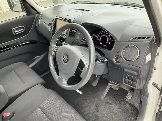 スズキ パレット ＳＷ XS 滋賀県 2009(平21)年 4.4万km パールホワイト ワンオーナー/パナソニックHDDナビ/　ワンセグテレビ　Bluetooth対応/　DVD再生機能/バックカメラ/プッシュスタート/片側パワースライドドア/HIDヘッドライト/純正15インチアルミホイール/ETC/保証書/取扱説明書