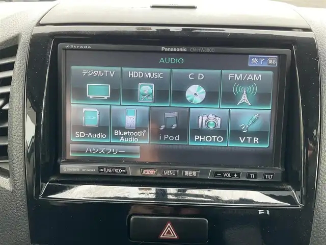 スズキ パレット ＳＷ XS 滋賀県 2009(平21)年 4.4万km パールホワイト ワンオーナー/パナソニックHDDナビ/　ワンセグテレビ　Bluetooth対応/　DVD再生機能/バックカメラ/プッシュスタート/片側パワースライドドア/HIDヘッドライト/純正15インチアルミホイール/ETC/保証書/取扱説明書
