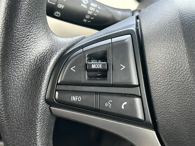 スズキ スペーシア HYBRID X 青森県 2018(平30)年 6.7万km オフブルーM 〇FULL4WD〇/安全装備/ 前方/後方誤発進抑制機能/ 低速時ブレーキサポート/ パーキングセンサー(フロント・リヤ)/ 車線逸脱警報/抑制機能/ ふらつき警報機能/ 発進お知らせ機能(先行車・信号切り替わり)/ 標識認識機能(車両進入禁止・一時停止等)/ ハイビームアシスト/快適装備/ シートヒーター/ スマートキー/ 両側パワースライドドア/リヤサーキュレーター付き/ドライブレコーダー 社外 前方のみ DRY-ST5100d/ナビ　ディーラーOP パナソニック CN-RZ83