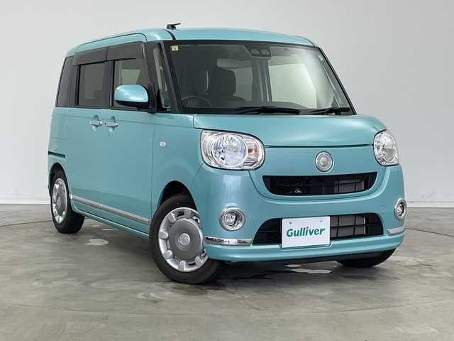ダイハツ ムーヴ キャンバス X LTD メイクアップ SA Ⅲ 新潟県 2018(平30)年 2.2万km ファインミントメタリック スマートアシストIII/純正ディーラーＯＰナビ（ＮＭＺＫ－Ｗ６８Ｄ）/フルセグＴＶ/バックカメラ/両側パワースライドドア/プッシュスタート/オートライト/オートハイビーム/フロアマット/ステアリングスイッチ/14インチ夏タイヤ積込み