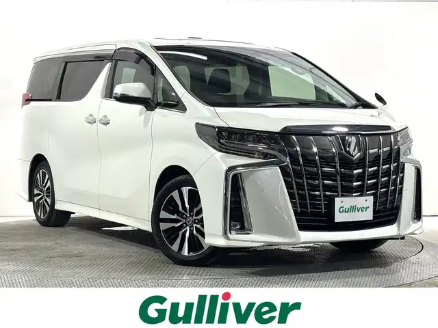トヨタ アルファード S Cパッケージ 大阪府 2020(令2)年 4.2万km ホワイトパールクリスタルシャイン サンルーフ 黒革 純正ナビTV 後席モニター パワーシート/ヒーター/エアコン ハンドルヒーター 電動リアゲート 衝突軽減 レーダーC クリアランスソナー 前後ドラレコ