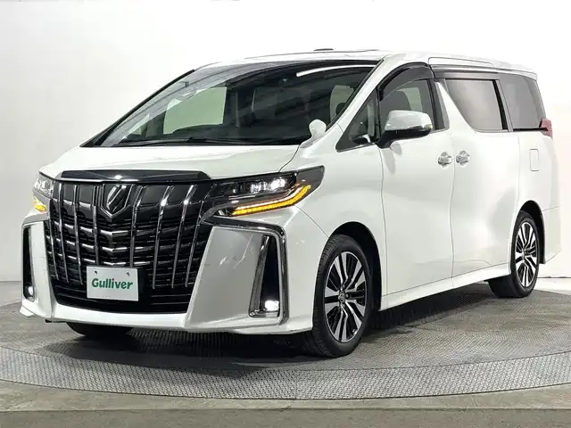 トヨタ アルファード S Cパッケージ 大阪府 2020(令2)年 4.2万km ホワイトパールクリスタルシャイン サンルーフ 黒革 純正ナビTV 後席モニター パワーシート/ヒーター/エアコン ハンドルヒーター 電動リアゲート 衝突軽減 レーダーC クリアランスソナー 前後ドラレコ