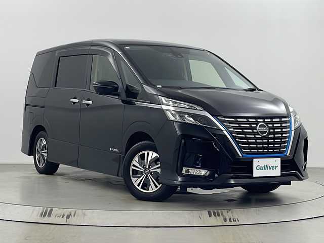 日産 セレナ e－パワー ハイウェイスター V 埼玉県 2020(令2)年 7.3万km ダイヤモンドブラック 純正SD10型ナビ/（BT/CD/DVD/AM/FM/Apple CarPlay/Android Auto）/アラウンドビューモニター/プロパイロット/両側パワースライドドア/左側ハンズフリー/前方ドライブレコーダー/ビルトインETC/純正アルミホイール/純正フロアマット/LEDライト