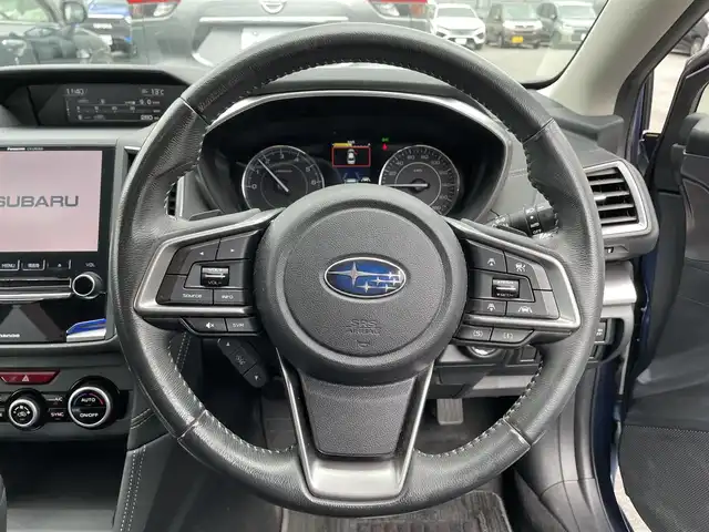 スバル インプレッサ スポーツ 2．0i－L アイサイト 滋賀県 2017(平29)年 7.8万km クォーツブルーP 純正8インチナビ/Bluetooth/CD/DVD/フルセグTV/４WD/バック/サイドカメラ/追従クルーズコントロール/LEDヘッドライト/ステアリングリモコン/純正17インチアルミホイール/パドルシフト/オートライト/プッシュスタート/スマートキー