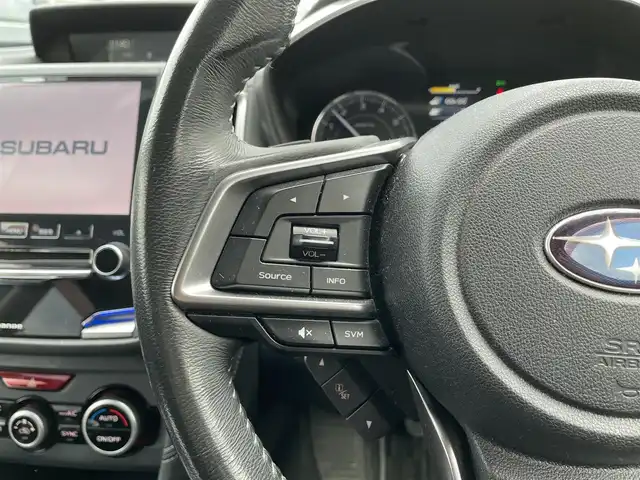 スバル インプレッサ スポーツ 2．0i－L アイサイト 滋賀県 2017(平29)年 7.8万km クォーツブルーP 純正8インチナビ/Bluetooth/CD/DVD/フルセグTV/４WD/バック/サイドカメラ/追従クルーズコントロール/LEDヘッドライト/ステアリングリモコン/純正17インチアルミホイール/パドルシフト/オートライト/プッシュスタート/スマートキー