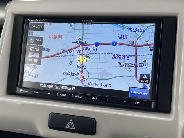 スズキ ハスラー G 広島県 2019(令1)年 6.4万km ムーンライトバイオレットパールメタリック/ホワイト2トーンルーフ バイオレット×ホワイト ツートン/Stradaナビ/（CD/TV/Bluetooth）/バックカメラ/ETC/前後ドライブレコーダー/シートヒーター/衝突被害軽減ブレーキ/車線逸脱警報/プッシュスタート/純正15インチホワイトホイール/ステアリングスイッチ/アイドリングストップ/純正フロアマット/スペアキー