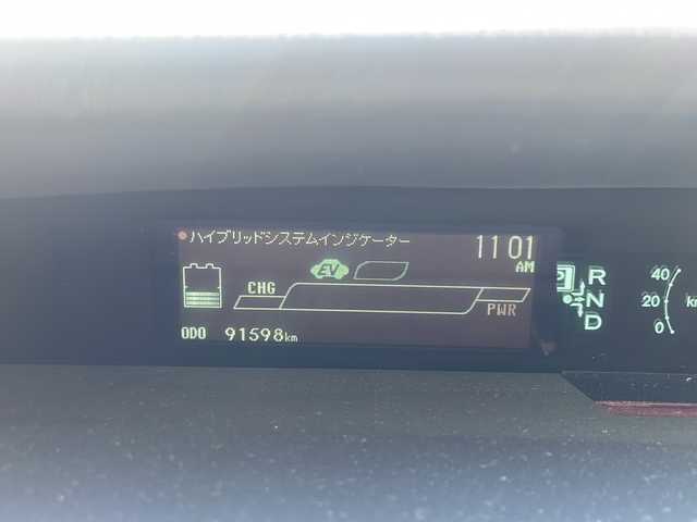 トヨタ プリウス S 広島県 2012(平24)年 9.2万km ボルドーマイカメタリック /登録時走行距離/　　　　　　　91598キロ/ワンオーナー/純正オーディオ/スペアキー×１/ETC/新車時整備手帳/　　【保証書】/取扱説明書/